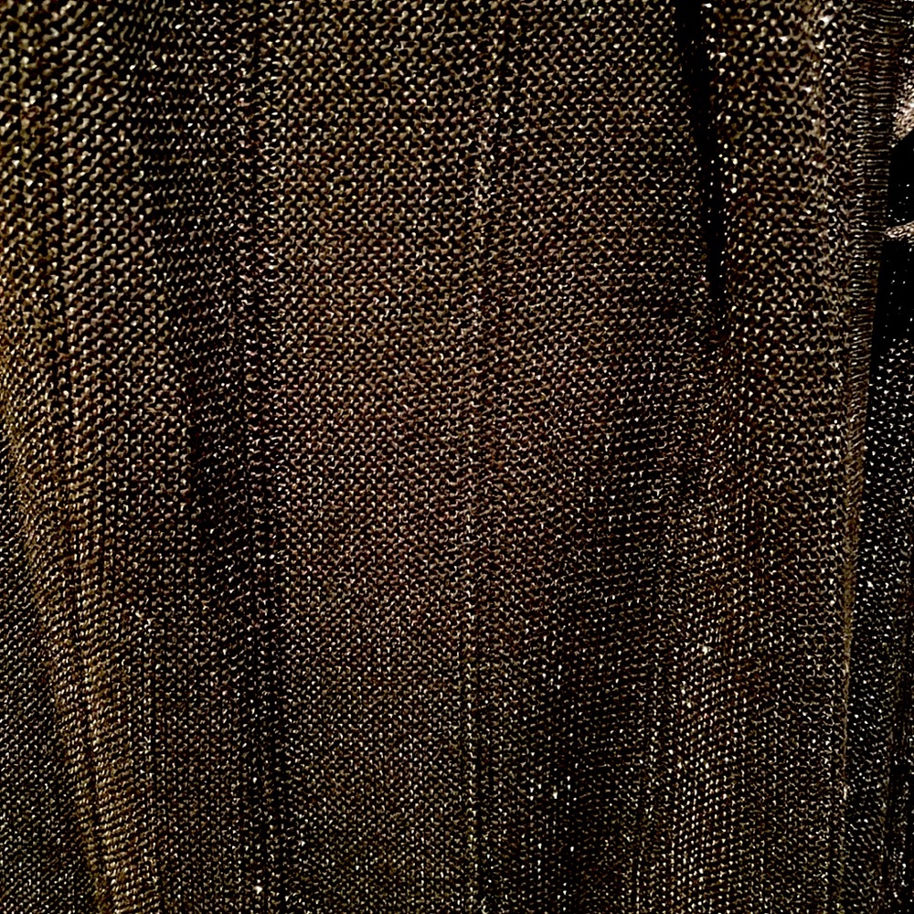Zara black sparkly knit wrap maxi dress sz M - Picture 2 of 6